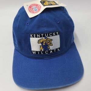 Vintage Kentucky Wildcats Hat Strapback Drew Pearson Blue NCAA University Men
